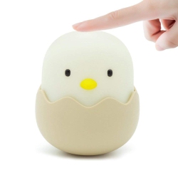 HLD Eggshell Chick Switch Baby Kids Night Light for Kids Silicone Touch Switch Control USB