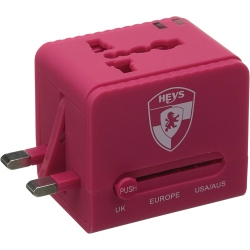 HEYS AMERICA Unisex All-In-One Travel Adapter Pro With USB