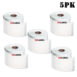 EZLABEL 5 Roll Of Dymo 1763982 Self-Adhesive Address Labels 2 5/16" X 4