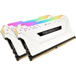 CORSAIR Vengeance RGB Pro 16GB (2X8GB) Ddr4 3200Mhz C16 Led Desktop Memory In White