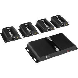 SIIG 4-Port HDMI Splitter Over Cat6 Extender With Ir - 40M