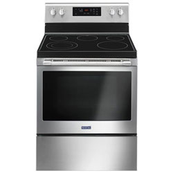 Cuisinière Élect Autonome Surf Lisse 5,3 Pi³ 30 Po Maytag (Ymer6600Fz) - Bo - Parfait État