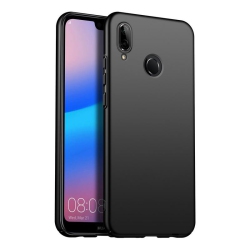 PANDACO Hard Shell Matte Case for Huawei P20 Lite In Black