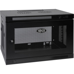 TRIPPLITE 9U Wall Mount Rack Enclosure Server Cabinet W/ Door & Side Panels