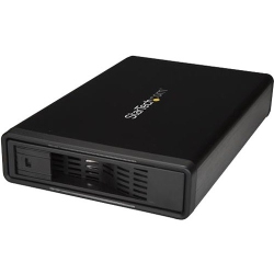 STARTECH Esata Enclosure - Hard Drive Enclosure for 3.5In SATA HDD - USB 3.0 / Esata - Trayless - External HDD