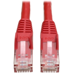 TRIPPLITE 10Ft Cat6 Gigabit Snagless Molded Patch Cable Rj45 M/m 10' In Red