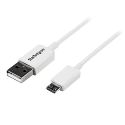 STARTECH Micro USB Cable - A to Micro B In White