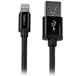 STARTECH Long Apple 8-Pin Lightning to USB Cable Iphone Ipod Ipad In Black