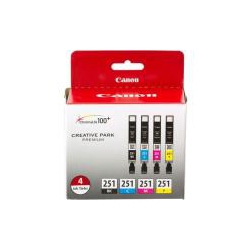 CANON Cli-251 Bk, C, M&y Ink Value Pack