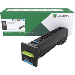 LEXMARK Cs820, Cx820, Cx825, Cx860 Return Program Toner Cartridge In Cyan