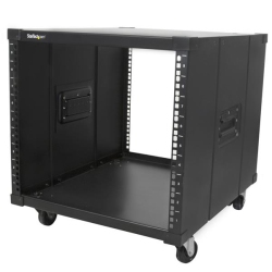 STARTECH Portable Server Rack With Handles - Rolling Cabinet - 9U