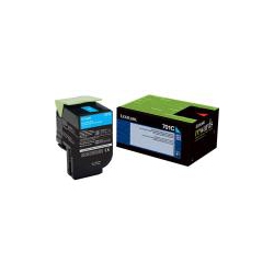 LEXMARK 701C Return Program Toner Cartridge In Cyan