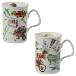 ROY KIRKHAM Mugs (Set Of 6) - In The Garden, Lancaster Shape