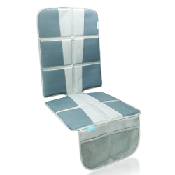 HLD Car Backseat Organizer With Tablet Holder for Kids (24" X 19 ")- Thermal Pockets- Use As Seat Back Protector, Kick Mat