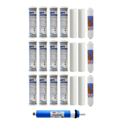 GTA FILTERS Reverse Osmosis Filters - Name Brand Filters - 3 Year Set