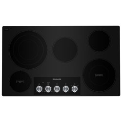 Surface De Cuisson Électrique Lisse De 36 Po À 5 Éléments De Kitchenaid (Kces556Hbl) - Noir