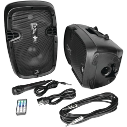 PYLE PRO Pyle Active + Passive Pa Speaker System Kit (Pphp849Kt) In Black