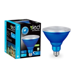XTRICITY Bulb Led Type Par38/7W/120V/e26/ Color Indoor And Outdoor 1Pk In Blue