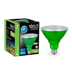XTRICITY Bulb Led Type Par38/7W/120V/e26/ Color Indoor And Outdoor 1Pk In Green