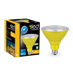 XTRICITY Bulb Led Type Par38/7W/120V/e26/ Color Indoor And Outdoor 1Pk In Yellow