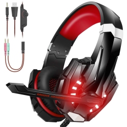 NAVOR 3.5MM Wired Gaming Headphone With Bass Stereo, Noise Isolation & Mic for Ps4, Xbox, PC, Apple