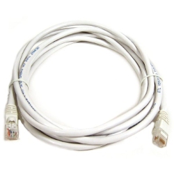 TECH CRAFT 5' Cat5E (350 Mhz) Utp Network Cable - - Techcraft In White