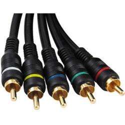 TECH CRAFT 9 Ft. 5-In-1 Component Rca Audio/video Cable(2 X Audio, 3 X Video) - Techcraft