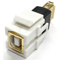 TECH CRAFT USB 2.0 B to A Keystone Insert - Techcraft