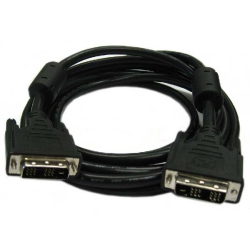 TECH CRAFT 16.5 Ft. (5M) Single Link Dvi-D Cable (M/m) - 4.95 GBps - -Techcraft In Black