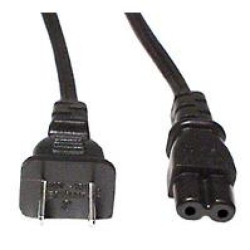 TECH CRAFT 6' Notebook Power Cord (2 Pin Notebook)
