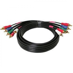 TECH CRAFT 12 Ft. 5-In-1 Component Rca Audio/video Cable(2 X Audio, 3 X Video) - Techcraft