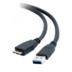 TECH CRAFT 3' USB 3.0 A to USB 3.0 Micro B (10 Pin) Cable - Techcraft