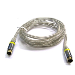 TECH CRAFT 6' S-Video Cable (Mini Din 4 Male/male) - Double Shielded - Techcraft