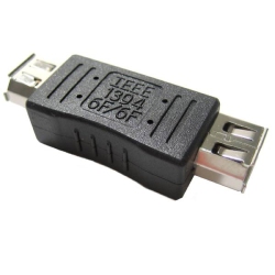 TECH CRAFT Firewire Adapter (6 Pin Female to 6 Pin Female) - Techcraft