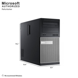 Refurbished (Good) - Dell OptiPlex 7020 Mini Tower, Intel Quad