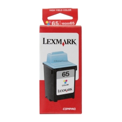 LEXMARK 65 Tri-Color Ink Cartridge 16G0065 Genuine New Sealed Box