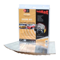 HUSHMAT Ultra Door Kit Silver-Ten 12"x12" Sheets (10 Sq. Ft.)