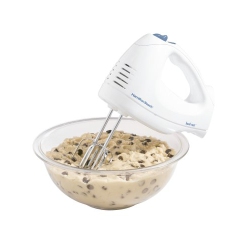 HAMILTON BEACH 62682Rz Electric Hand Mixer With Snap-On Case - In White