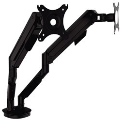 TygerClaw 17" - 30" Tilting Monitor Desktop Mount with Extendable Arms