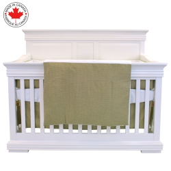 BEBELELO - 5 Pieces Bedding for Baby - Beige And With A Sheep Pattern In White