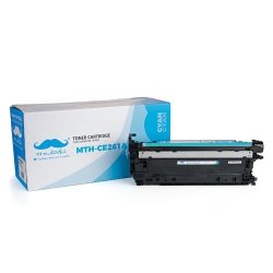 MOUSTACHE Compatible HP 648A Ce261A Toner Cartridge - ® In Cyan