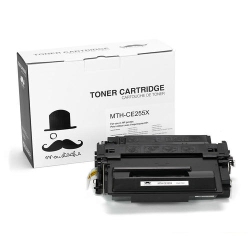 MOUSTACHE Compatible HP 55X Ce255X Toner Cartridge High Yield - ® In Black
