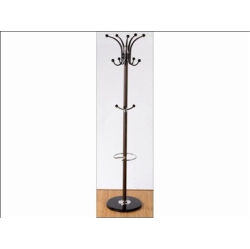 KOZY NICHE - Head - Coat Hanger (Brown) With Marble Base