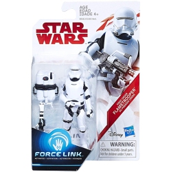 STAR WARS The Last Jedi 3.75 Inch Action Figure Force Link - First Order Flametrooper