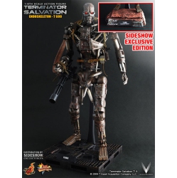 TERMINATOR Sideshow Hot Toys Action Figure Salvation: 1/6 Scale T-600 Exclusive