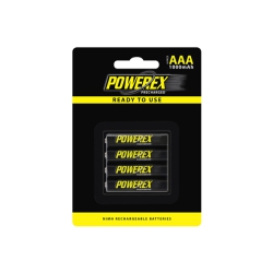 POWEREX 4-Pack Aaa Nimh Pro Rechargeable Batteries (1000 Mah)