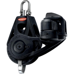 RONSTAN Series 40 Ball Bearing Orbit Block - Single - Becket - Cleat - Swivel Head