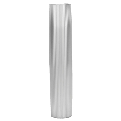 TACO MARINE Taco Aluminum Ribbed Table Pedestal - 2-3-8" O.d. - 27-1-2" Length