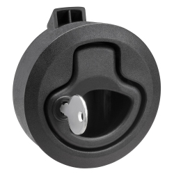 WHITECAP Mini Ring Pull Nylon Locking In Black