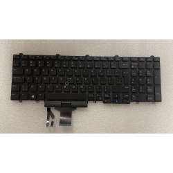 DELL Latitude And Precision Bilingual Keyboard 8Ntc3 for E5550, E5570, E5580, 7510, 7710 - Brand New